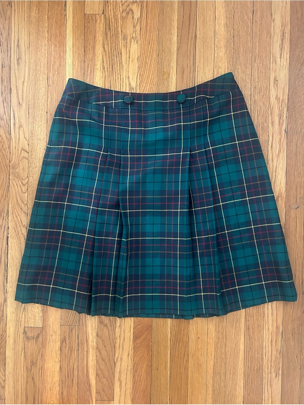 Pendleton 100% Wool Plaid Skirt